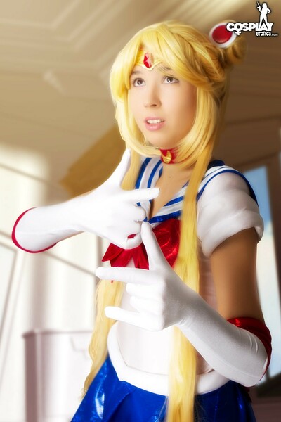 Stacy in Sailor Moon from Cosplay Erotica