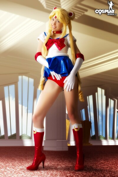 Stacy in Sailor Moon from Cosplay Erotica