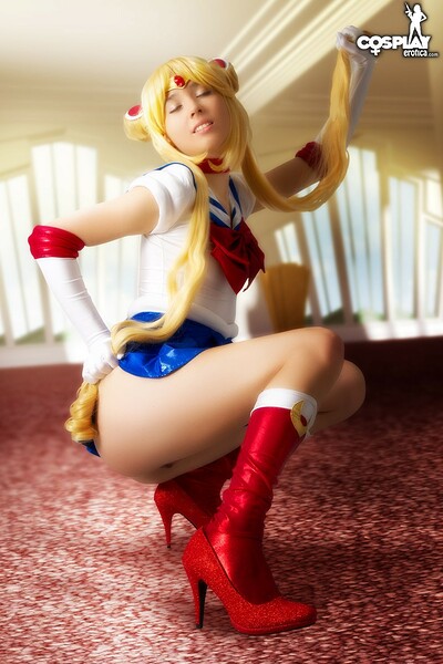 Stacy in Sailor Moon from Cosplay Erotica