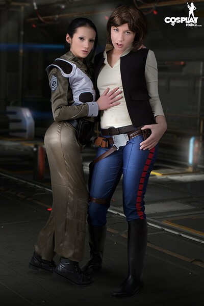 Betsie and Zorah in Boomer from Battlestar Galactica from Cosplay Erotica