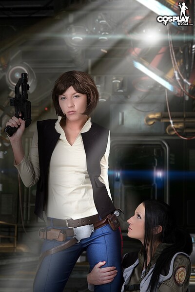 Betsie and Zorah in Boomer from Battlestar Galactica from Cosplay Erotica