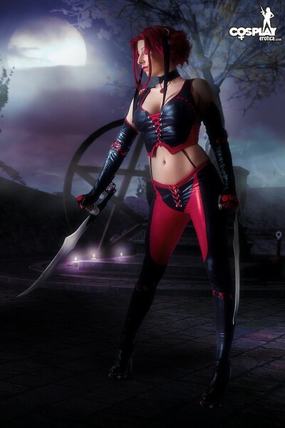 Sandy Bell in Rayne from Bloodrayne from Cosplay Erotica