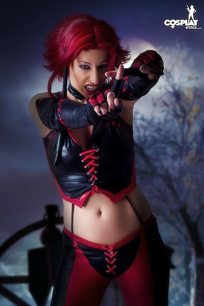 Sandy Bell in Rayne from Bloodrayne from Cosplay Erotica