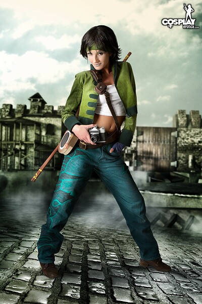 Zorah in Jade from Beyond Good and Evil from Cosplay Erotica