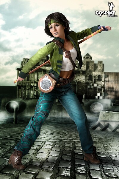 Zorah in Jade from Beyond Good and Evil from Cosplay Erotica