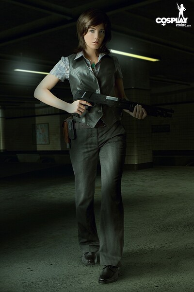 Gogo in Helena Harper from Resident Evil 6 from Cosplay Erotica