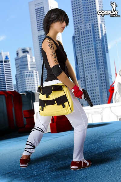 Anne in Faith Connors in Mirror's Edge from Cosplay Erotica