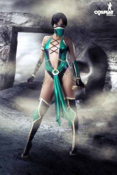 Brownie in Jade from Mortal Kombat from Cosplay Erotica