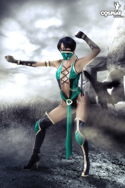 Brownie in Jade from Mortal Kombat from Cosplay Erotica