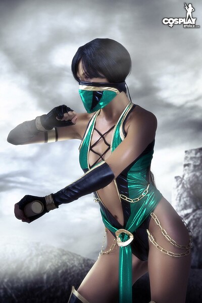 Brownie in Jade from Mortal Kombat from Cosplay Erotica