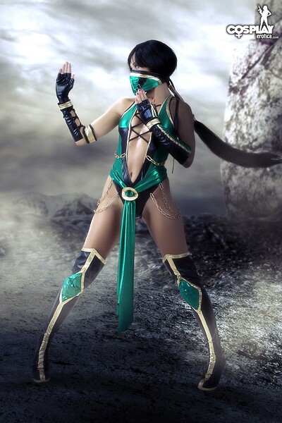 Brownie in Jade from Mortal Kombat from Cosplay Erotica