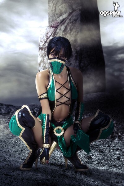 Brownie in Jade from Mortal Kombat from Cosplay Erotica