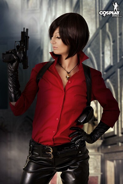 Corina in Ada Wong from Resident Evil from Cosplay Erotica