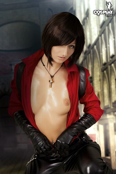 Corina in Ada Wong from Resident Evil from Cosplay Erotica