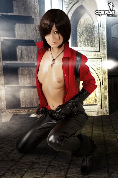 Corina in Ada Wong from Resident Evil from Cosplay Erotica