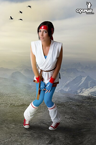 Devorah in Yuri Sakazaki from The King of Fighters from Cosplay Erotica