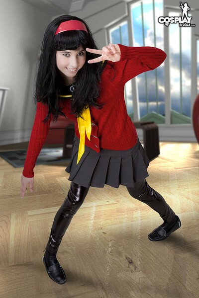 Stacy in Yukiko Amagi from Persona 4 from Cosplay Erotica