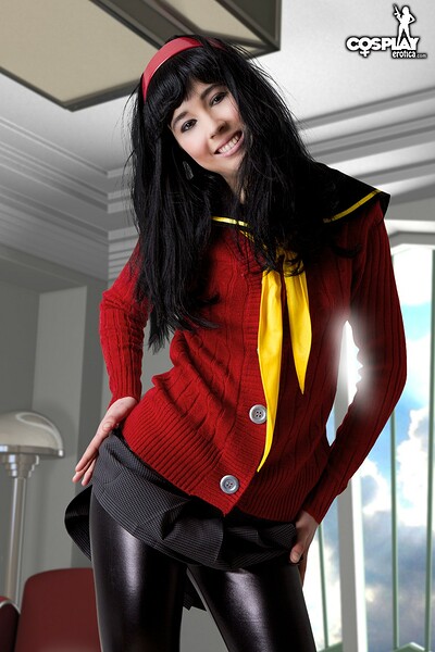 Stacy in Yukiko Amagi from Persona 4 from Cosplay Erotica