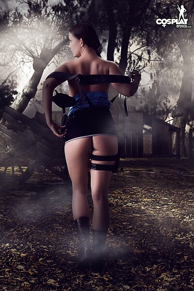 Gogo in Jill Valentine from Resident Evil from Cosplay Erotica
