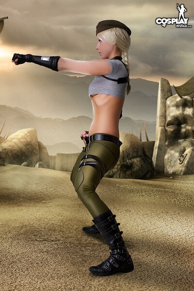 Kyra in Sonya from Mortal Kombat from Cosplay Erotica
