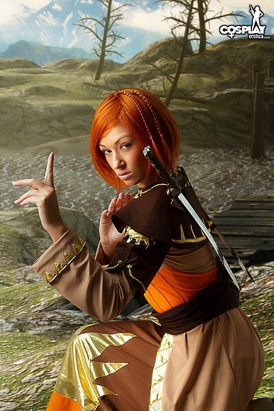 Brownie in Leliana from Dragon Age: Origins from Cosplay Erotica