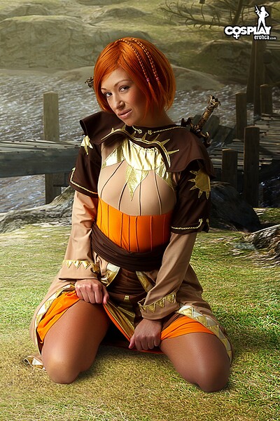 Brownie in Leliana from Dragon Age: Origins from Cosplay Erotica