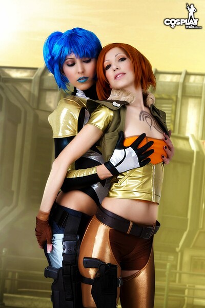 Anne and Angela in Maya from Borderlands from Cosplay Erotica