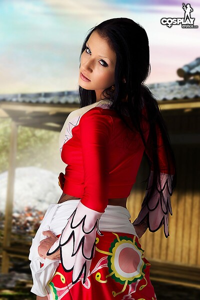 Zorah in Boa Hancoc from One Piece from Cosplay Erotica