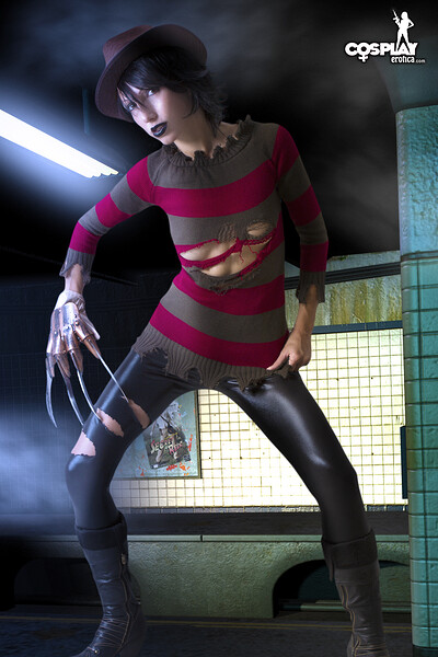 Angela in Nightmare On Sex Street from Cosplay Erotica