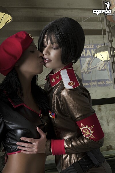Mea Lee and Marylin in Zofia, Natasha from Command and Conquer, Red Alert from Cosplay Erotica