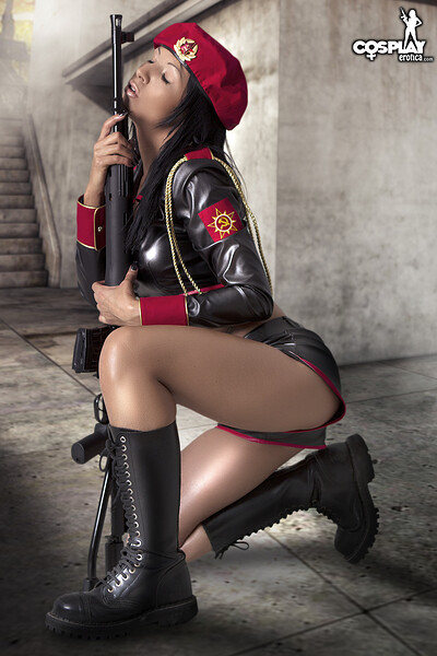 Mea Lee in Natasha Volkova from Command and Conquer from Cosplay Erotica
