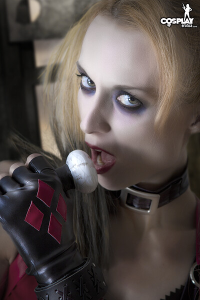 Lana in Harley Quinn from Cosplay Erotica