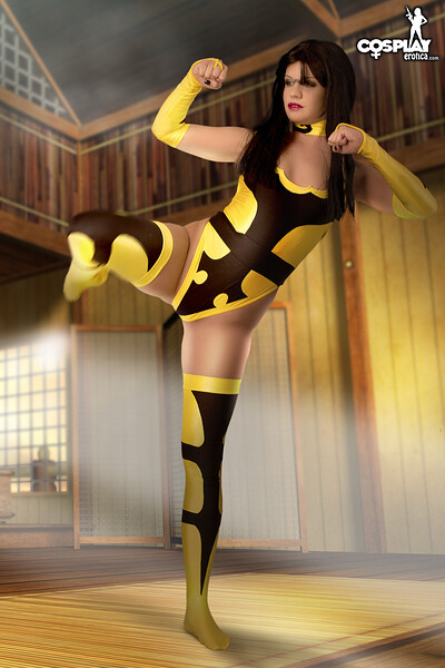 Ginger in Tanya from Mortal Kombat from Cosplay Erotica