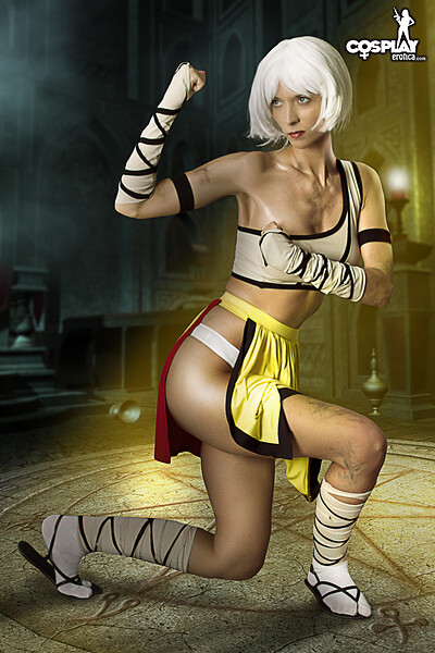 Lana in Monk from Diablo from Cosplay Erotica