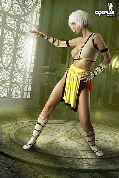 Lana in Monk from Diablo from Cosplay Erotica