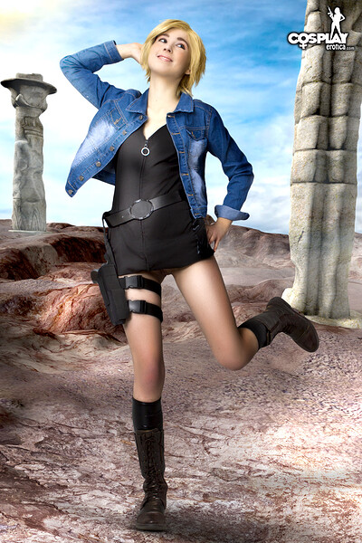 Stacy in Aya Brea from Parasite Eve from Cosplay Erotica