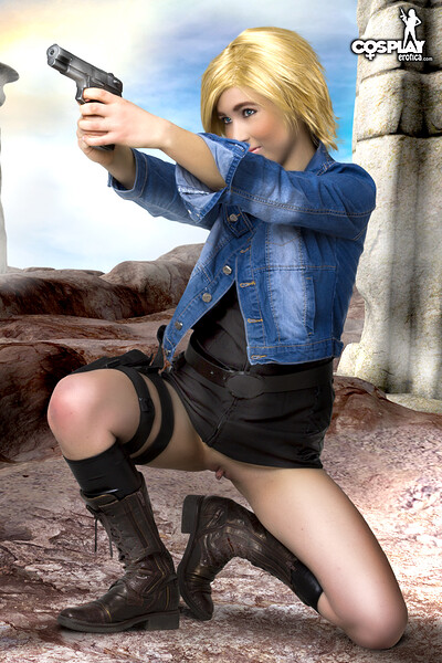 Stacy in Cosplay Erotica set Aya Brea from Parasite Eve