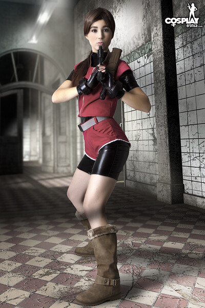 Stacy in Claire from Resident Evil from Cosplay Erotica