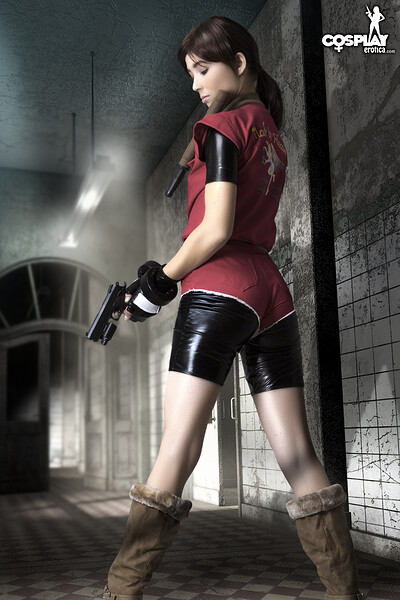 Stacy in Claire from Resident Evil from Cosplay Erotica