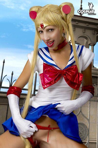 Angela in Cosplay Erotica set Sailor Moon