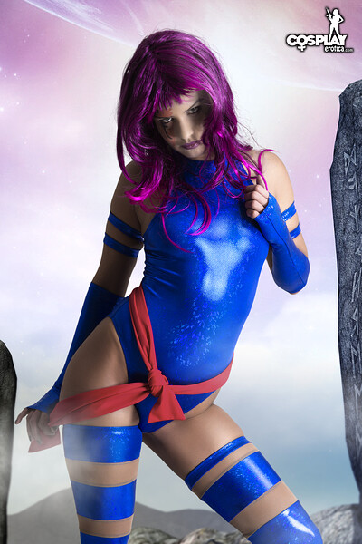Ginger in Psylocke from X-Men 3: The Last Stand from Cosplay Erotica