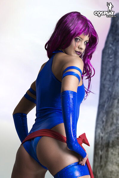 Ginger in Psylocke from X-Men 3: The Last Stand from Cosplay Erotica