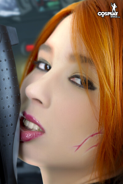 Stacy in Female Sephard from Mass Effect from Cosplay Erotica