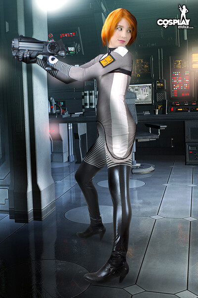 Stacy in Female Sephard from Mass Effect from Cosplay Erotica