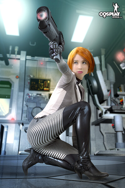 Stacy in Female Sephard from Mass Effect from Cosplay Erotica