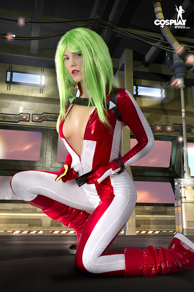 Gogo in Miriya from Robotech from Cosplay Erotica