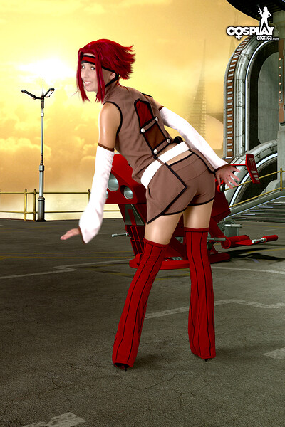 Stacy in Kallen Stadtfeld from Code Geass from Cosplay Erotica