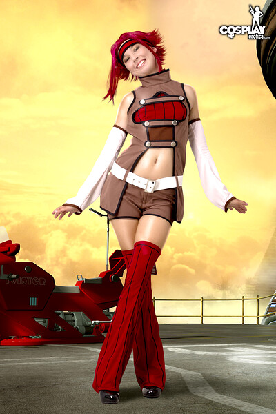Stacy in Kallen Stadtfeld from Code Geass from Cosplay Erotica