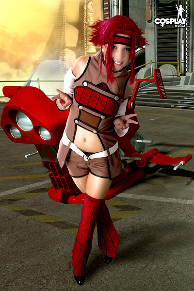 Stacy in Kallen Stadtfeld from Code Geass from Cosplay Erotica