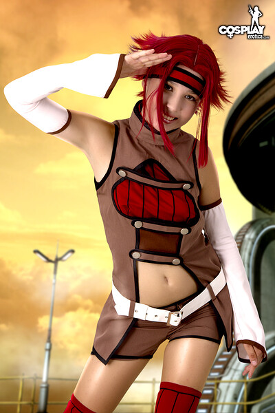 Stacy in Kallen Stadtfeld from Code Geass from Cosplay Erotica